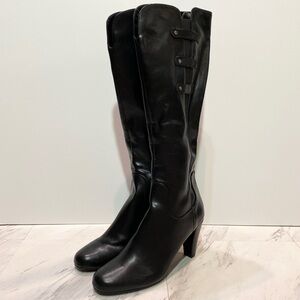 New! Mootsies Tootsies Edra Black Heeled Boots 8.5